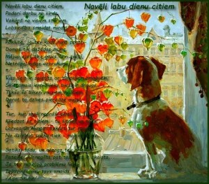 Novēli labu dienu citiem..